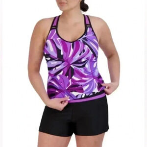 ZeroXposur Ladies O-Ring Action Tankini Swimsuit